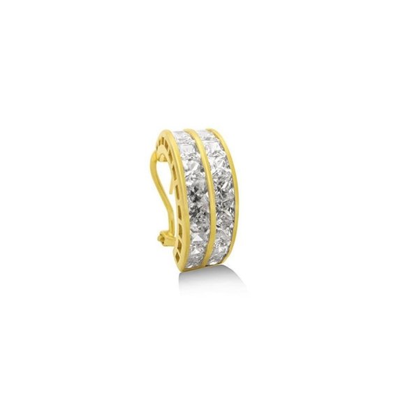 Vermeil Channel Earrings